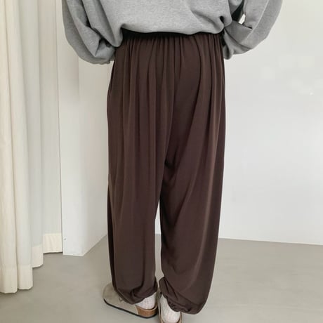 0972 Color Wide Jogger Pants/11カラー