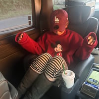 1074 Boarder softベロアレギンスpants/3カラー