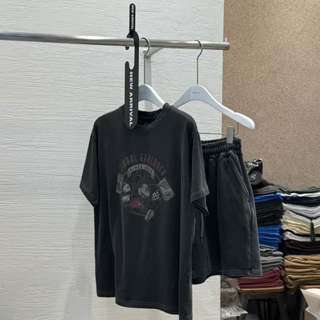 🉐vintage mickey print set up🉐/3カラー
