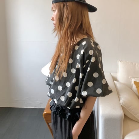 【数量限定】dot balloon blouse2カラー