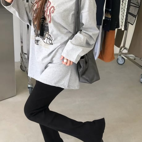 【数量限定】SLIT RIB FLARE ニットLEGGINGS