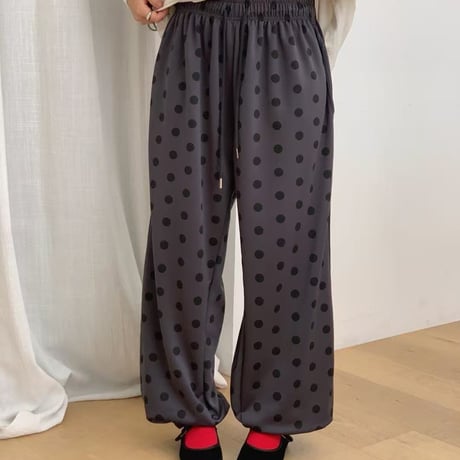 0997 dot line jogger pants/2カラー