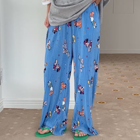 0933 pleats mickey pants/2カラー