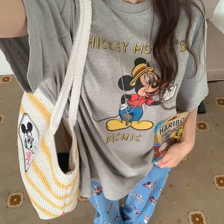 0932 New old mickey tee/3カラー