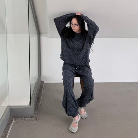 【即納販売★数量限定】Vintage Flower Waffle Pants/3カラー