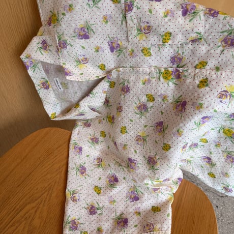 0891 flower garden shirt/3カラー