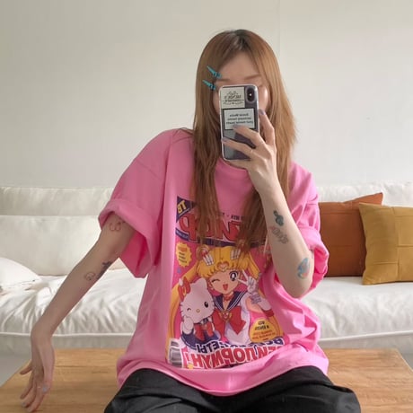 【数量限定】sera cat t shirt/2カラー