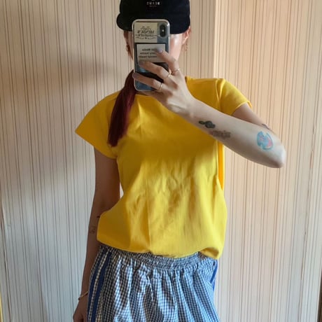 0981 Yoke Section Basic T-Shirt/8カラー