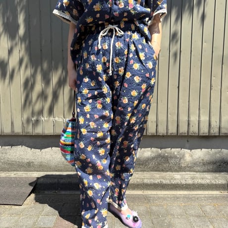 即納　0892 flower garden pants/3カラー