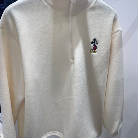 1072 🉐BACK MICKEYハーフZIPセットアップ🉐/3カラー
