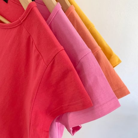 0981 Yoke Section Basic T-Shirt/8カラー