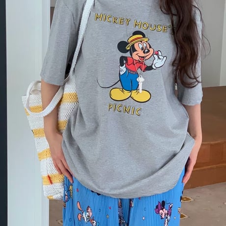 0932 New old mickey tee/3カラー