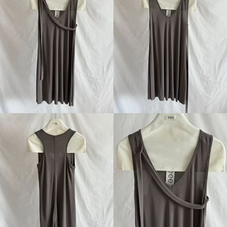 0906 【数量限定】❤eee❤strap design long tank/2カラー