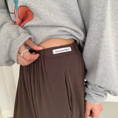0972 Color Wide Jogger Pants/11カラー