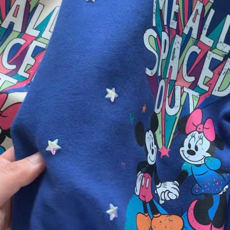 Disney SPACE BIG ZIP HOODIE/4カラー
