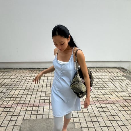 0920 side pleats back cross チュニック/3カラー