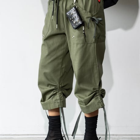 Drawstring Cargo Pants/2カラー