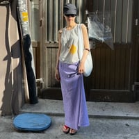 0908 【数量限定】❤eee❤リネン long skirt/パープルのみ