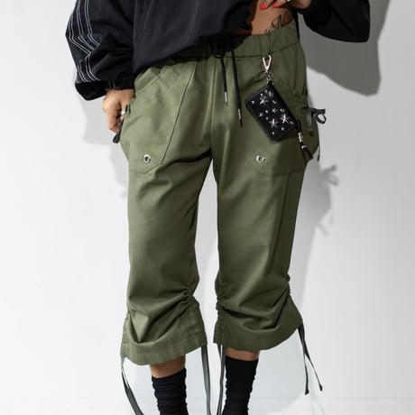 Drawstring Cargo Pants/2カラー