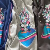 Disney SPACE BIG ZIP HOODIE/4カラー