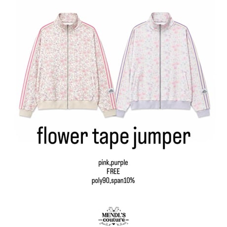 Flower tape jumper/2カラー