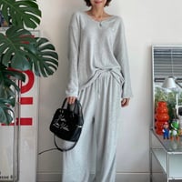 0990 🉐セットアップ🉐Soft V-Neck Relax Set-Up