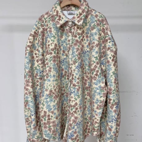 1083 Flower soft shirt jacket/2カラー