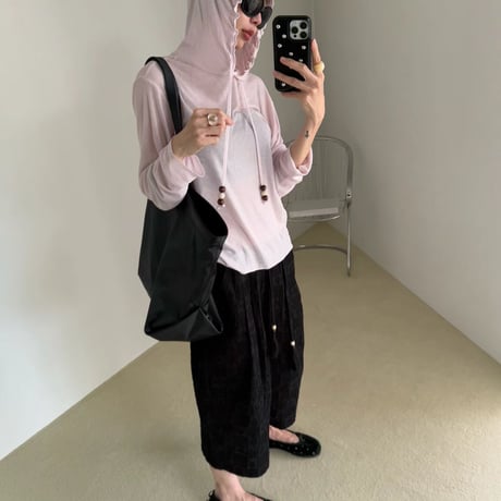 0907 【数量限定】❤eee❤シアー long foodie/3カラー