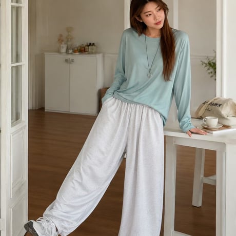 1007 Basic Soft Sweat Jogger pants/5カラー