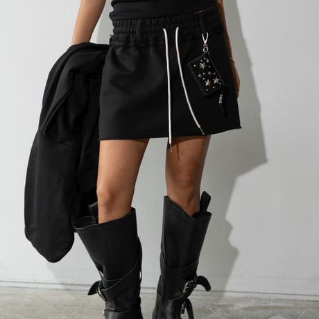 1004 Drawstring Layered Skirt/3カラー