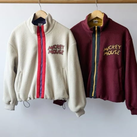 Mickey Color Zip Fleece Jacket/2カラー