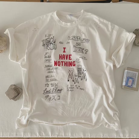 HAVE NOTHING ダメージグラフィックTee/2カラー
