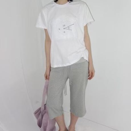 ボーダー切替 Capri pants/3カラー