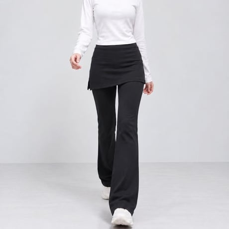 1089 Skirt Layered Flare Leggings⁠