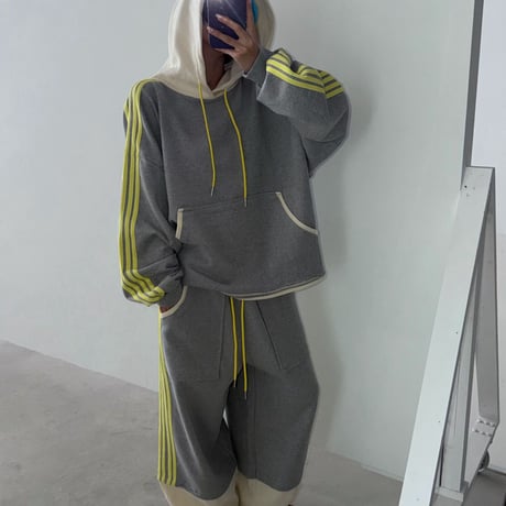 1063 Line Layered Sweat Setup/2カラー
