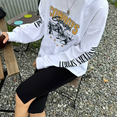 0975 COWBOYS Vintage Long Tee/2カラー
