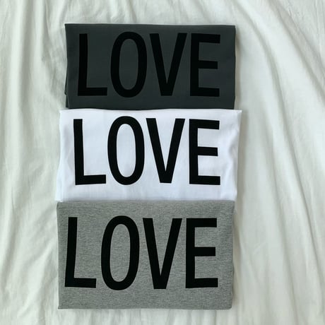 【早期お届け★数量限定】LOVE♥︎BIG TEE/3カラー