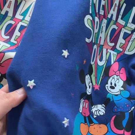 1021 Disney SPACE BIG ZIP HOODIE/4カラー