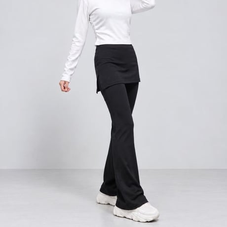 1089 Skirt Layered Flare Leggings⁠