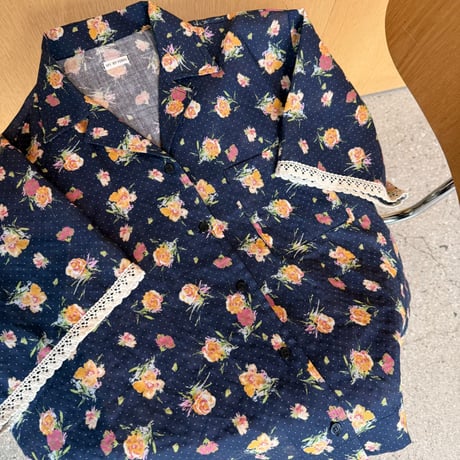 0891 flower garden shirt/3カラー
