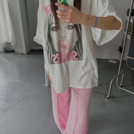 【数量限定】0951 Pastel strip wide pants/2カラー