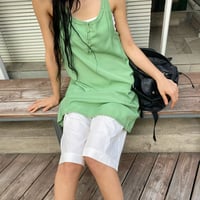 0920 side pleats back cross チュニック/3カラー