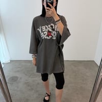 vintage logo mickey  over tee/3カラー