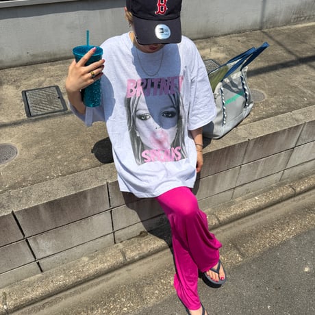 0952 【数量限定】Bubble Girl Photo over tee shirt/2カラー　カナさんなおみさん着用🩷