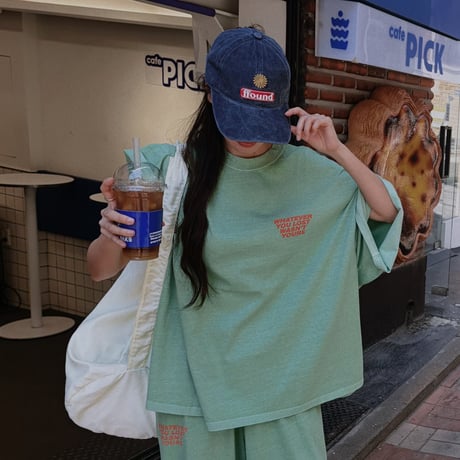 🉐pigment ビンテージlogo over set up🉐/4カラー