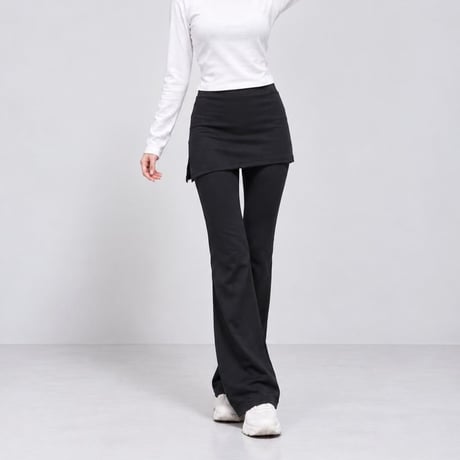 1089 Skirt Layered Flare Leggings⁠