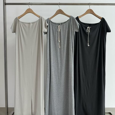 0917 over relax long one-piece/3カラー