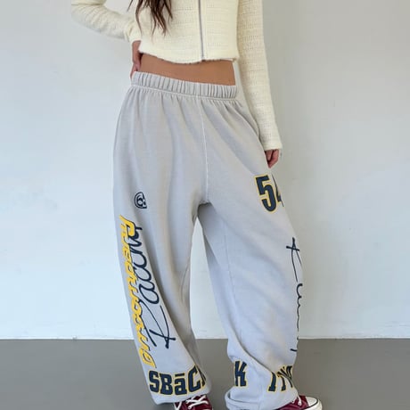 54pigment LOGO sweat pants/5カラー