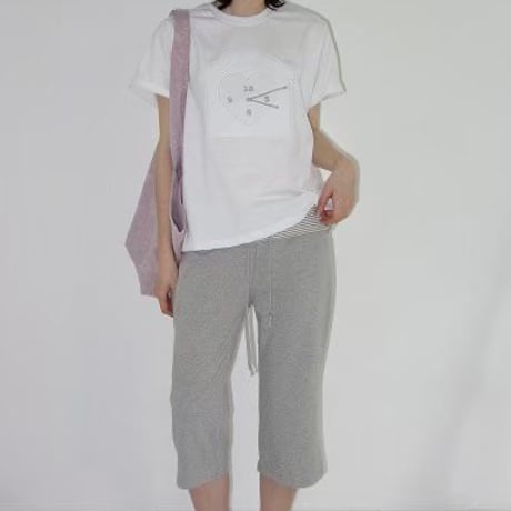 ボーダー切替 Capri pants/3カラー