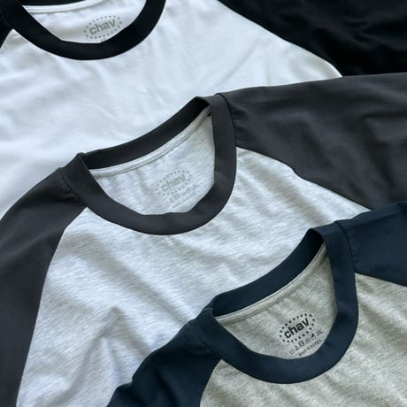 Raglan Bicolor Long Tee/3カラー